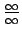 $ \frac{\infty}{\infty}$