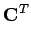 $\displaystyle {\bf C}^{T}$