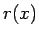 $\displaystyle r(x)$