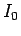 $ I_{0}$