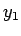 $\displaystyle y_1$