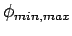 $\displaystyle \phi_{min,max}$