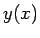 $ y(x)$