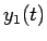 $\displaystyle y_1(t)$