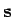 $ {\bf s}$