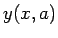 $ y(x,a)$