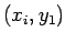 $ (x_i,y_1)$