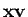 $ {\bf xv}$